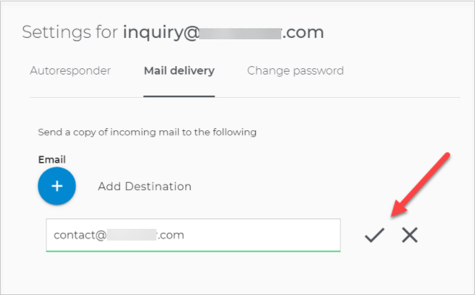 Add email